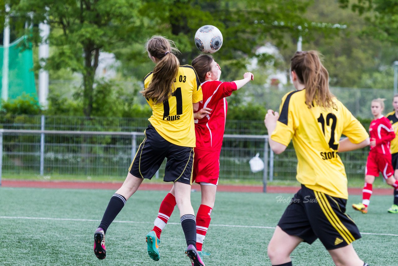 Bild 303 - B-Juniorinnen SG Trittau/Sdstormarn - SV Frisia 03 Risum Lindholm : Ergebnis: 3:1